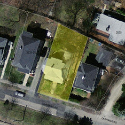 2031 Commonwealth Ave, Newton MA  02466-2005 aerial view