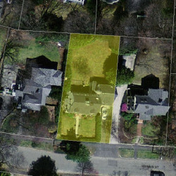 25 Wyman St, Newton MA 02468-1516 aerial view