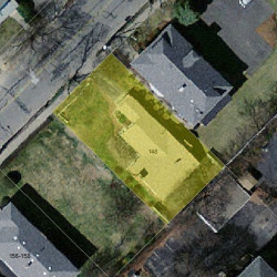 148 Linwood Ave, Newton MA 02460-1417 aerial view