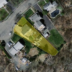 110 Albert Rd, Newton MA 02466-1303 aerial view