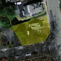 65 Circuit Ave, Newton MA  02461-1602 aerial view