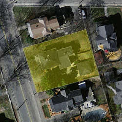 176 Walnut St, Newton MA 02460-1610 aerial view