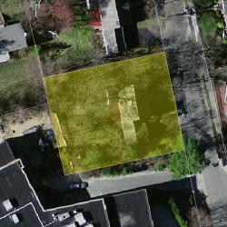 61 Boulevard Rd, Newton MA 02459-1203 aerial view