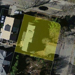 218 Church St, Newton MA 02458-1907 aerial view