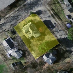 50 Paul St, Newton MA 02459-2470 aerial view