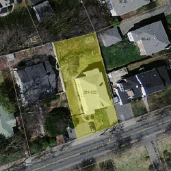 331 Newtonville Ave, Newton MA 02460-2015 aerial view
