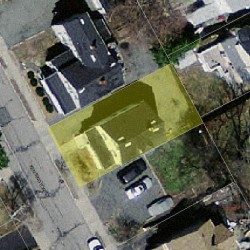 66 Kensington St, Newton MA  02460-1312 aerial view