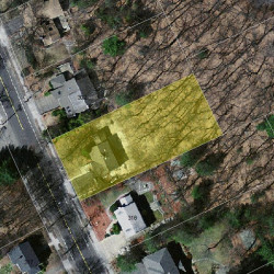 308 Winchester St, Newton MA  02461-2051 aerial view