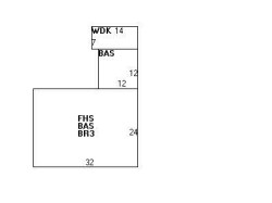 212 Cherry St, Newton MA  02465-1246 floor plan