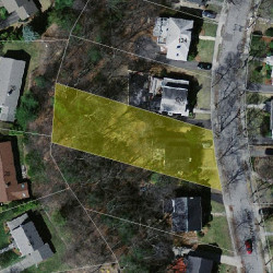 114 Garland Rd, Newton MA  02459-1710 aerial view