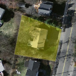 335 Parker St, Newton MA 02459-2630 aerial view