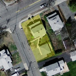 836 Watertown St, Newton MA 02465-2139 aerial view
