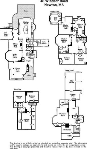 48 Windsor Rd, Newton MA 02468-1505 exterior