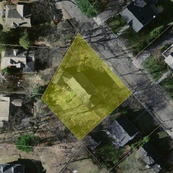 57 Ridge Ave, Newton MA  02459-2506 aerial view