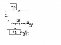 81 Winslow Rd, Newton MA  02468-1711 floor plan