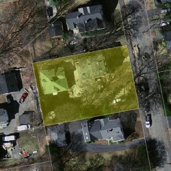 11 Chester St, Newton MA 02461-1415 aerial view