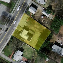 100 Lexington St, Newton MA 02466-1346 aerial view