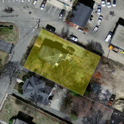 76 Crescent St, Newton MA 02466-2510 aerial view