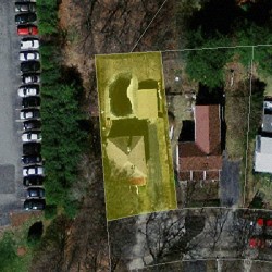 41 Champa St, Newton MA 02464-1224 aerial view