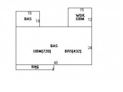 135 Dedham St, Newton MA  02461-2135 floor plan