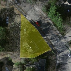 21 Ridge Ave, Newton MA  02459-2505 aerial view