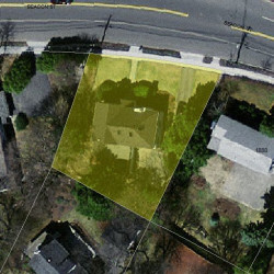 1886 Beacon St, Newton MA  02468-1442 aerial view