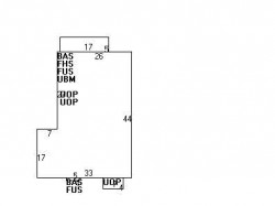 13 Newtonville Ave, Newton MA 02458-1938 floor plan
