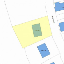 130 Edinboro St, Newton MA  02460-1302 plot plan