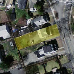 365 Cherry St, Newton MA 02465-1831 aerial view