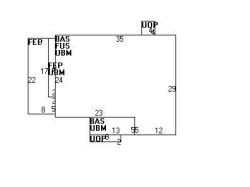 35 Washburn St, Newton MA  02458-1303 floor plan