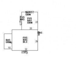 243 Jackson St, Newton MA 02459-2523 floor plan