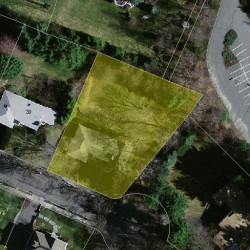 38 Columbine Rd, Newton MA 02459-3444 aerial view