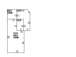 23 Adams Ave, Newton MA 02465-1001 floor plan