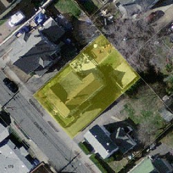 180 Chapel St, Newton MA  02458-1308 aerial view