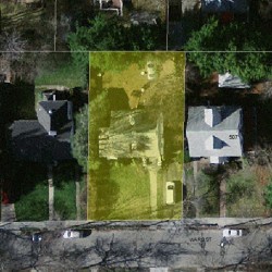 509 Ward St, Newton MA 02459-1109 aerial view