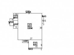 66 Walnut St, Newton MA  02460-1314 floor plan