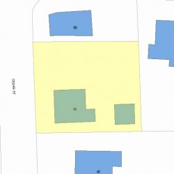 40 Cedar St, Newton MA 02459-1113 plot plan