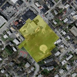 11 Hawthorn St, Newton MA 02458-1216 aerial view