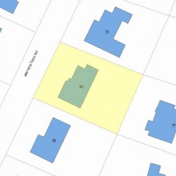 63 Broken Tree Rd, Newton MA  02459-3416 plot plan