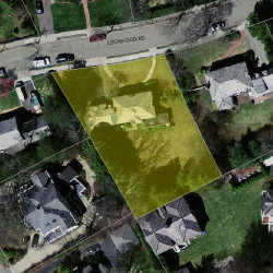 24 Lockwood Rd, Newton MA 02465-2414 aerial view