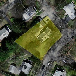 34 Bonad Rd, Newton MA 02465-2902 aerial view