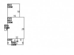 998 Beacon St, Newton MA  02459-1726 floor plan