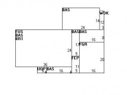 42 Juniper Ln, Newton MA  02459-2861 floor plan