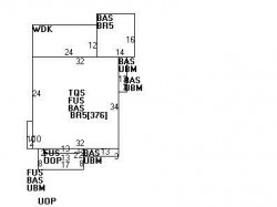 204 Ward St, Newton MA 02459-1328 floor plan