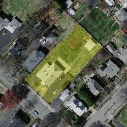 49 Broadway Ter, Newton MA  02460-1404 aerial view