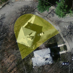 10 Craigie Ter, Newton MA 02460-2112 aerial view