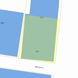 1253 Centre St, Newton MA 02459-1535 plot plan