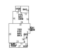 73 Erie Ave, Newton MA 02461-1515 floor plan