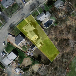 104 Albert Rd, Newton MA 02466-1303 aerial view