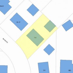 9 Payne Rd, Newton MA  02461-1816 plot plan